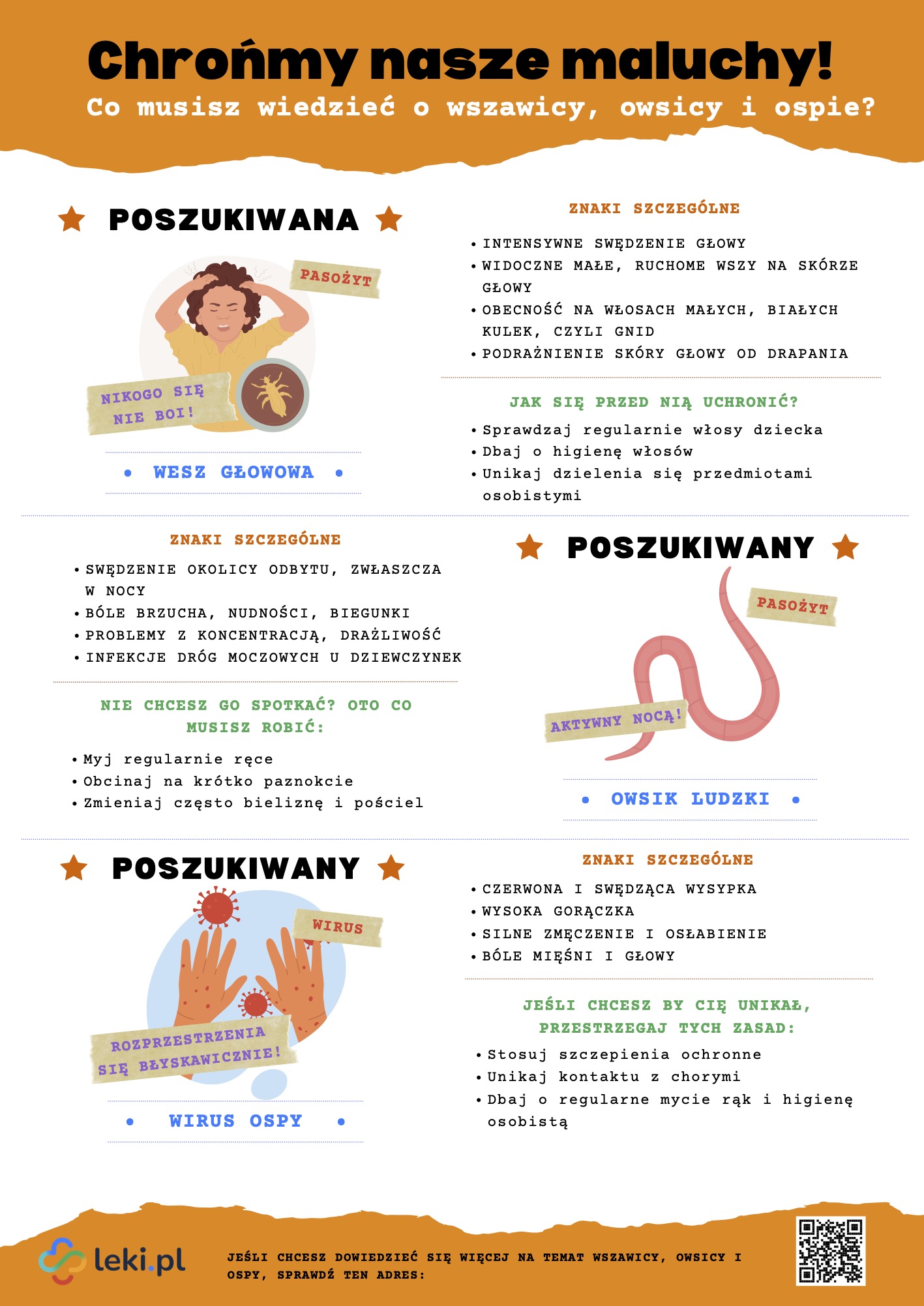 Co musi wiedzieć o wszawicy, owsicy i ospie